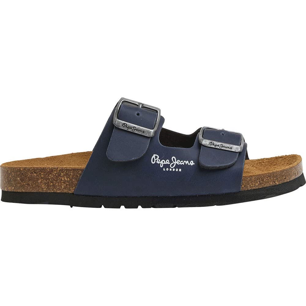 Pepe Jeans Boys Blue Bio Double Kansas Sandals - Kids Sandals - 32 Eu - Kids