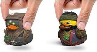 TUBBZ Mini Edition Bundle: Destiny 2 – Eris Morn & The Drifter Cosplaying Rubber Duck Vinyl Figures – Official Collectible Set