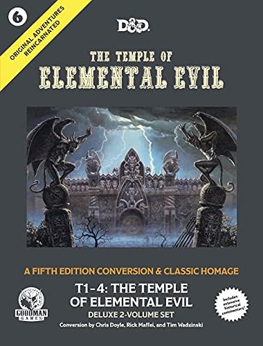 Goodman Games: Original Adventures Reincarnated #6: The Temple of Elemental Evil, Fully Playable Mega-Dungeon and Mini Campaign