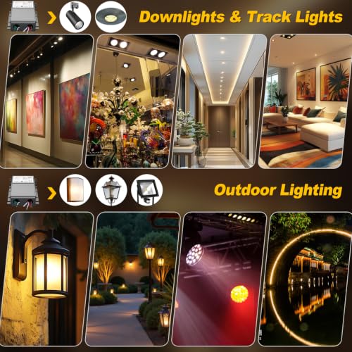 Image of UL Listed 60W 24V 5-in-1 Dimmable LED Driver, Universal Power Supply for TRIAC /Phase, 0-10V, 1-10V, PWM, Potentiometer Dimmers, for LED Strip Lights, Panel, Landscape Lighting, cUL /Class2 /ClassP