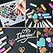 Rotuladores metálicos, rotuladores Vakki, juego de 10 colores surtidos para dibujo de...
