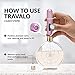 Travalo Classic HD Perfume Atomizer - Leak-Proof and TSA Approved for Air Travel - Reusable, Airtight, Easy-Fill Mini Pump Sprayer - Lightweight, Elegant Design w/Volume Window - Cappuccino 0.17oz