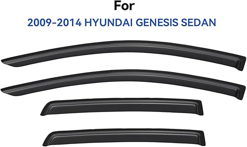 Miniatura 74 de Visores protectores de lluvia para ventana, deflectores de viento de canal exterior