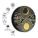 IBILIU Boho Sun Moon Clouds Stars Spare Tire Cover,Circle Sky Sign Tire Cover Wheel Protectors Weatherproof Universal Fit for Cars Trailer RV SUV Camper Truck - 15 Inch