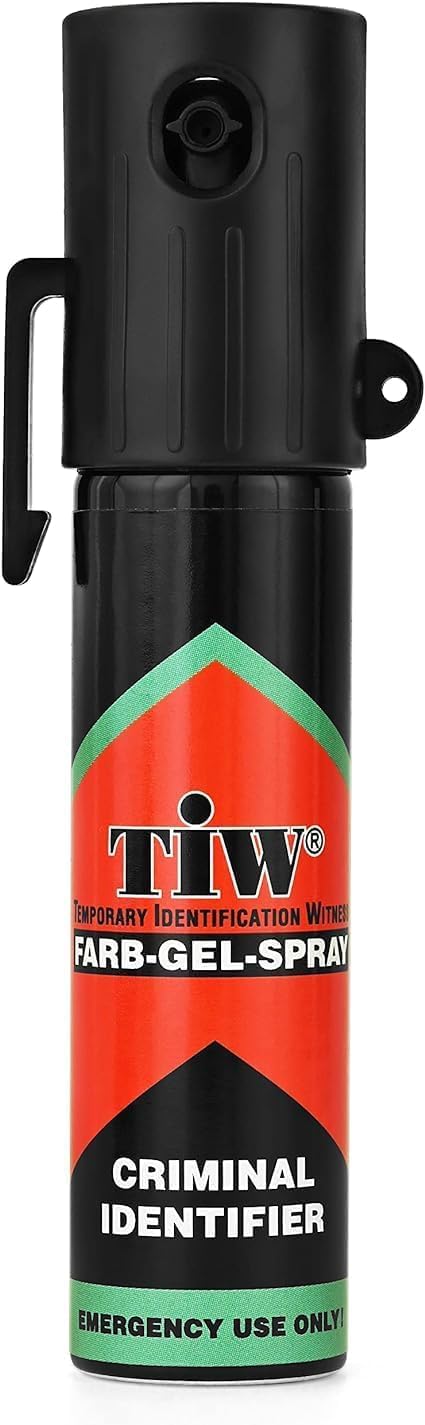 Farbgel TIW mini spray do identyfikacji kryminalnej z kaburą