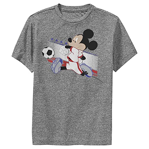 T-shirt Disney Disney Kick Garçon Gris Anthracite Taille S pour le Sport