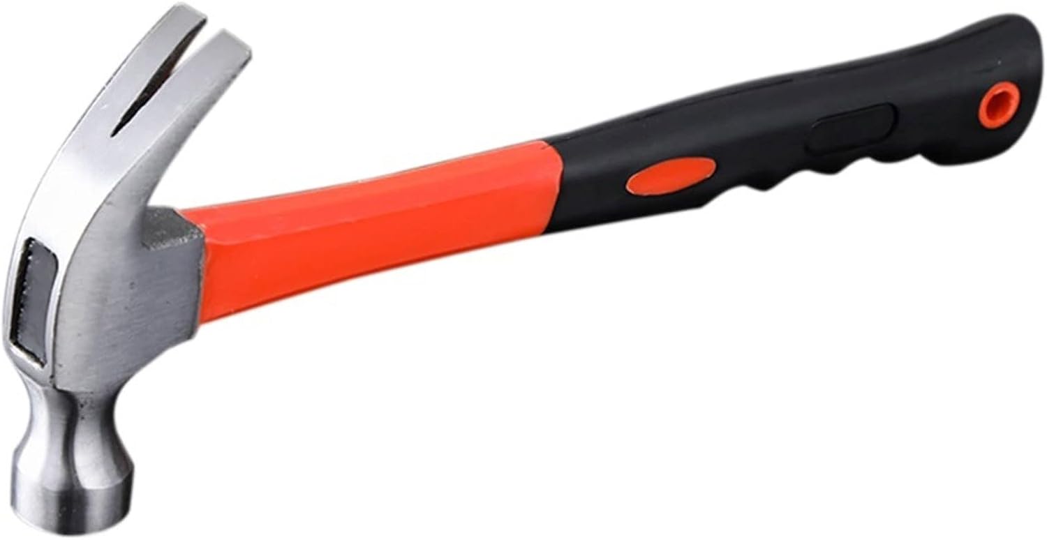Hammers Fiber handle claw hammer nail pulling construction rubber