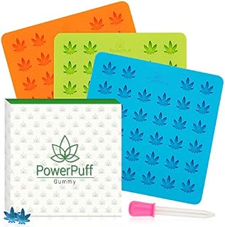 PowerPuff The Gummy Kit Silicone Gummy Bear Leaf Mold For Candy Chocolate Ice