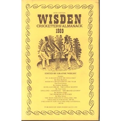 Wisden Cricketers' Almanack 1989