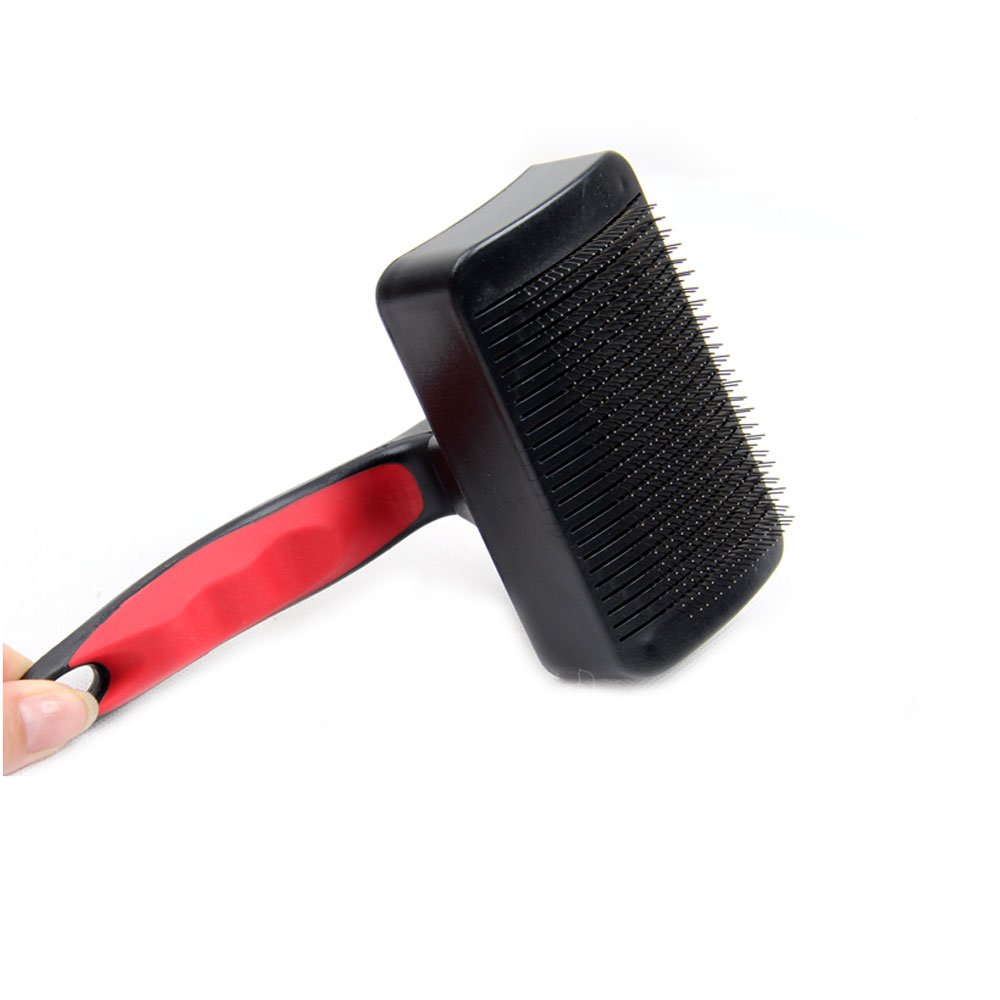 Xcellent Global Dogs and Cats Slicker Brush Hair Grooming Tool Comb with Self-cleaning Retractable Pins fits Short and Long Hair Pets,…