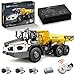 Produktbild CaDA Master C61054w Technic Dump Truck Bausteine, 3067 Teile Kipper LKW Technik Ferngesteuertes Auto mit Motor und LED Beleuchtung (Kommt mit luxuriöser Originalverpackung)