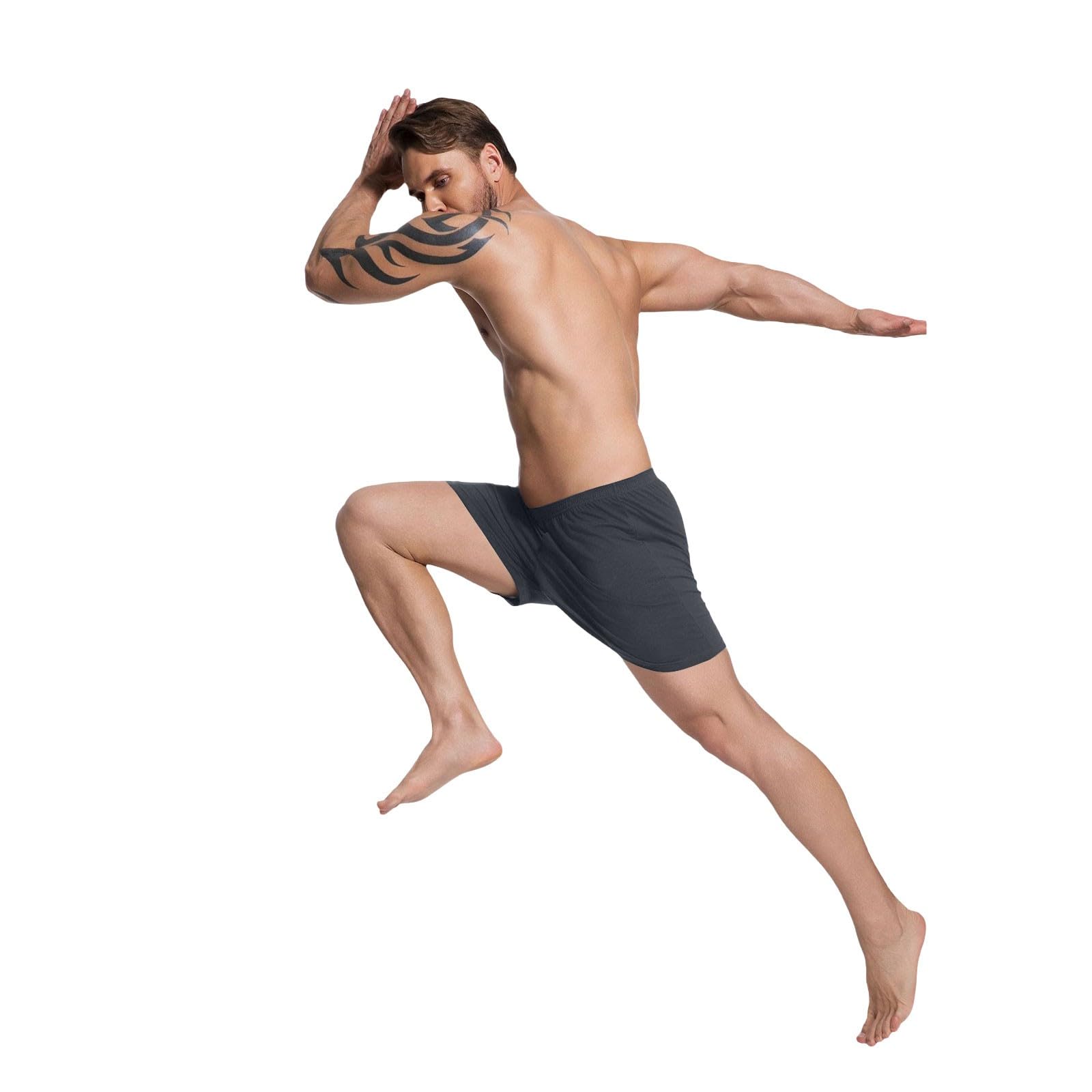 Pack de 3 calzoncillos tipo bóxer para hombre, de algodón, holgados