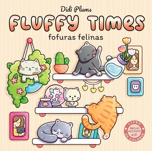 Fofuras felinas (Livro de colorir Fluffy Times)