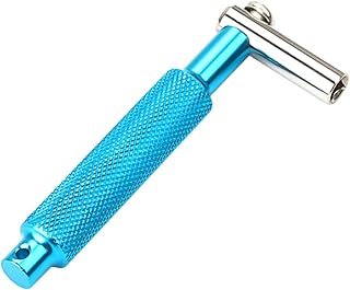 MOTHNUR Llave Afinación Batería Metal Duradera Llave Tambor Forma Azul Herramienta para Ajustar Batería Acústica Instrumentos Percusión para Bateristas