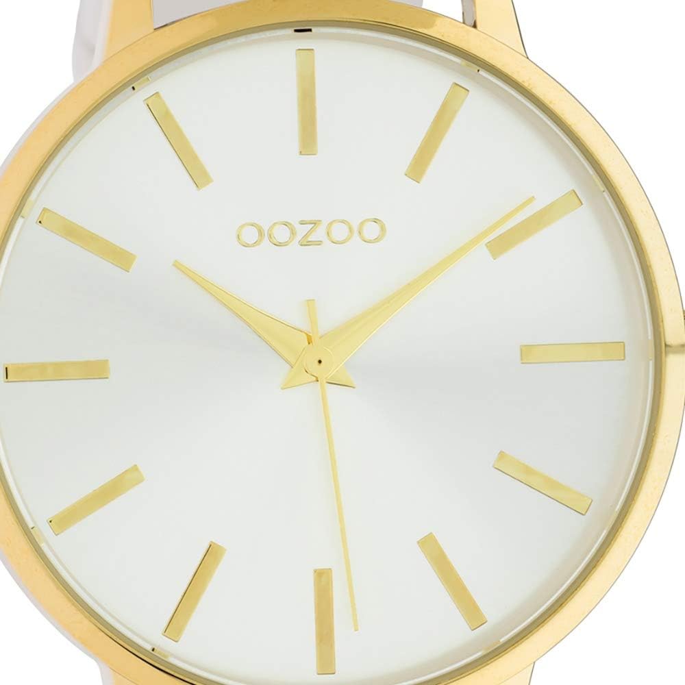 Orologio Da Donna Oozoo C10616 - Cassa 42 Mm Verde Muschio, Quadrante Sunray, Vetro Minerale, Cinturino Pelle - 4