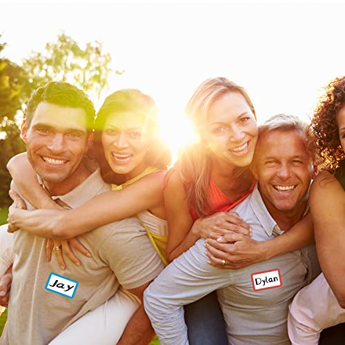 Methdic 5 Colors Name Tags Stickers 400 Labels For Office, Meeting, School, Teachers And Mailing #TOP5