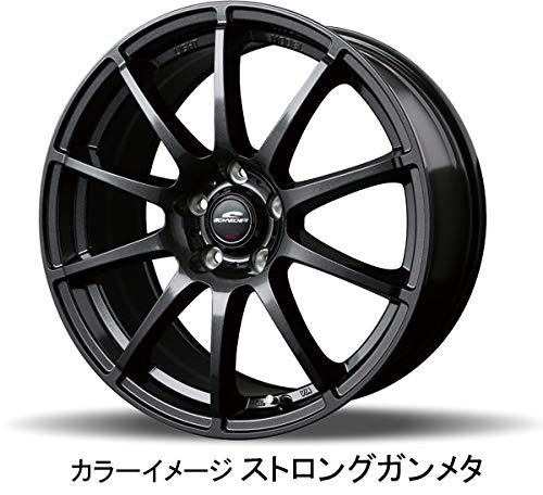 Amazon | 14インチ スタッグ 4.5J+43 4H-100 1本 ガンメタ ホイール  
