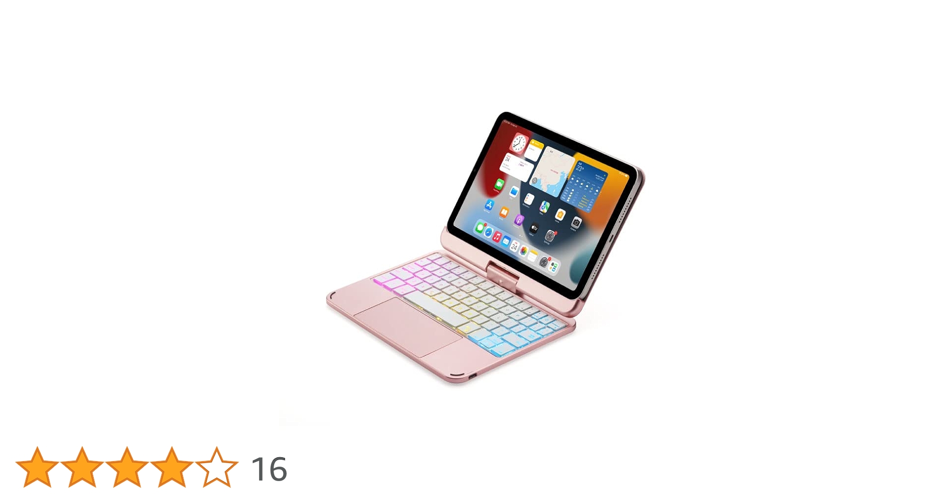 Amazon | 360°回転 iPad mini 7 キーボードケース タッチパッド