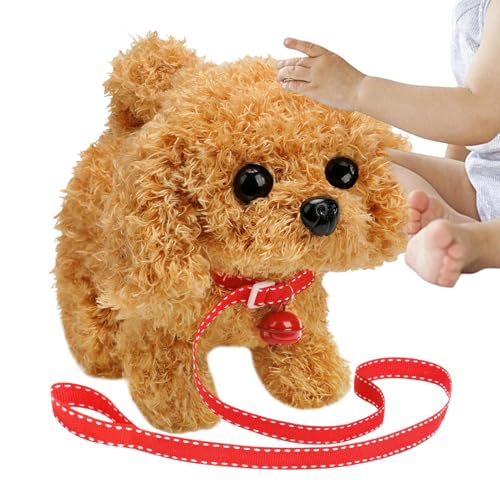 Genérico Perro Eléctrico, Mascota Interactiva y Realista | Animal Interactivo Electrónico | Para de Cumpleaños de Navidad y Año Nuevo