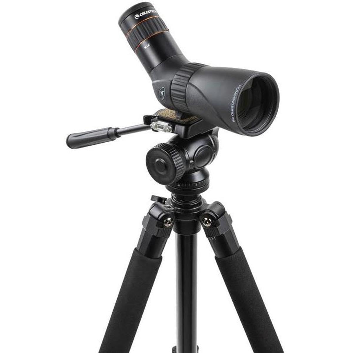 Celestron 52310 Hummingbird Micro: telescopio, rango de aumento de 9 a 27x, prisma BaK-4 de vidrio, non ED, negro