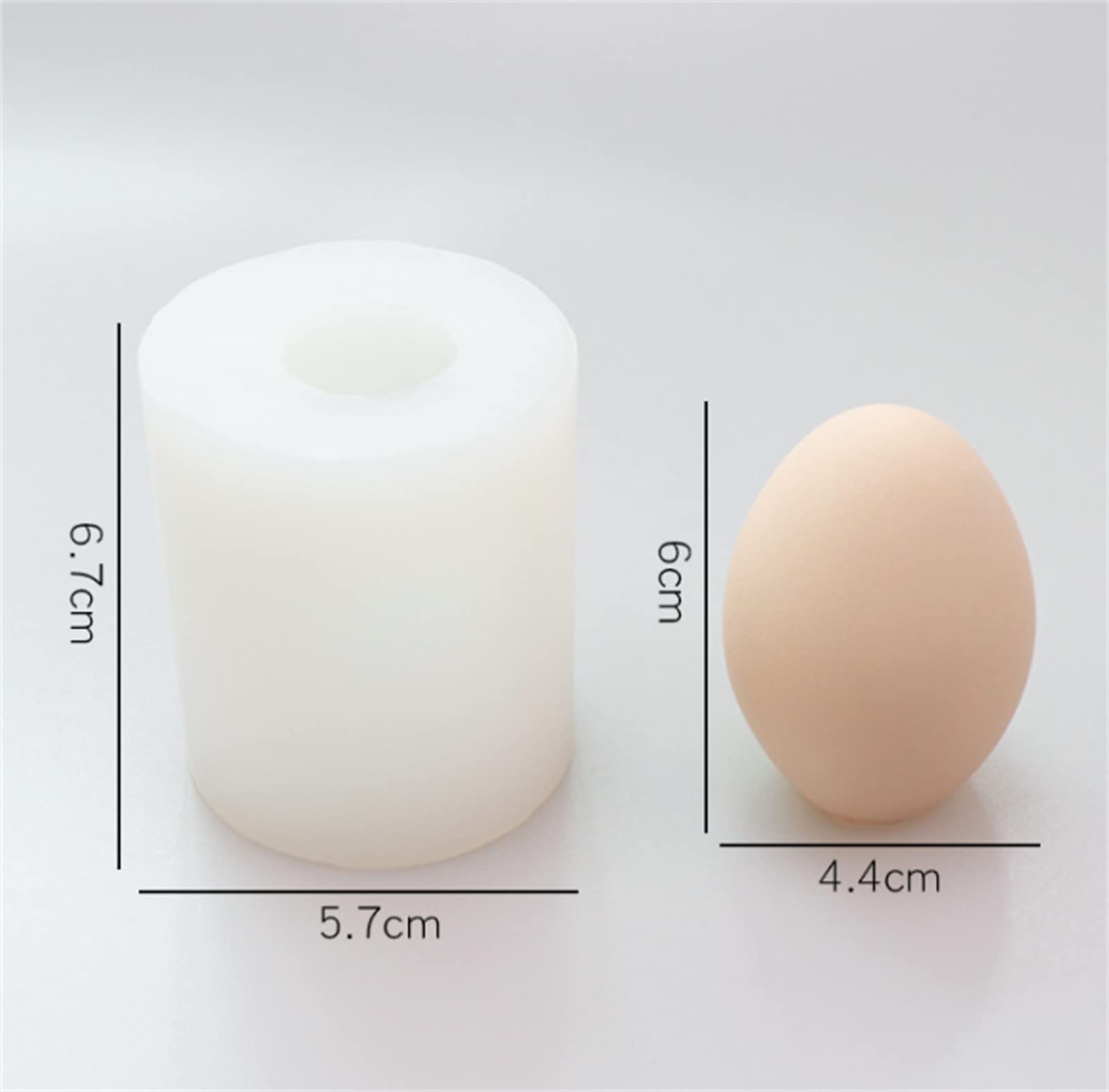 2 stampi in silicone per Pasqua, stampi per uova in silicone, stampi per sapone, stampi in silicone 3D, stampi per candele in resina epossidica