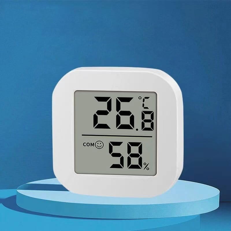 ABS Electronic Wall Mount Indoor Household Thermometer Dry Temperature Humidity Meter