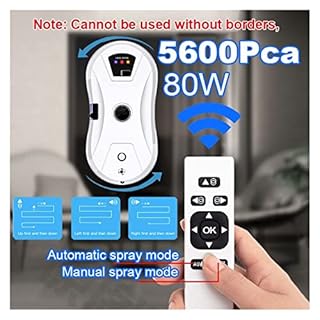 OTENC Robot Nettoyeur de vitres, Robot Aspirateur Ménager, Robot Nettoyeur De Vitres, Chiffons De Nettoyage for Fenêtres, Carrelage, Salles De Bains Robot Nettoyeur de vitres intérieur