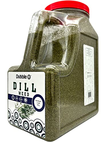 Dill Weed in Bulk - 2 LBS - Non GMO, Kosher, Halal, and Gluten - Dubble O Brand