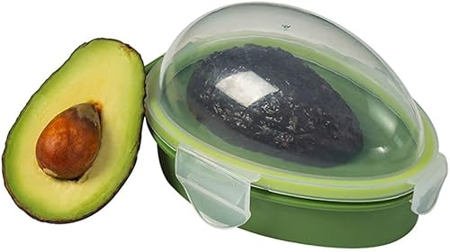Miniatura 6 de Tapa a presión contenedor de almacenamiento de aguacate gadget de cocina caja de almacenamiento de alimentos crujientes con tapa a presión para