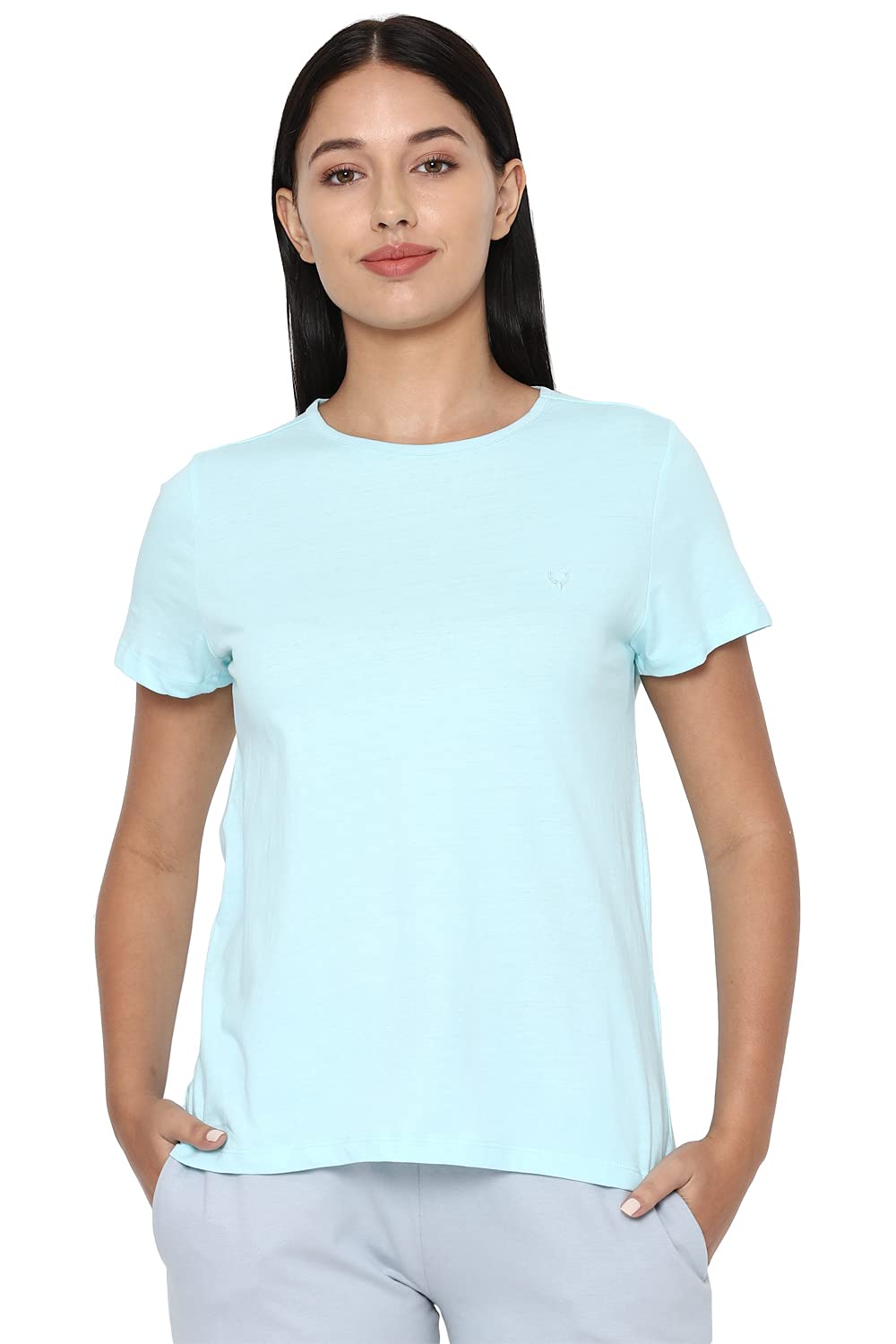 Allen Solly Womens Solid Regular Fit T-Shirt (AHKCCRGPQ16011-S_Red S) (B094Y4TLDR) Amazon Price History, Amazon Price Tracker
