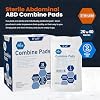 MED PRIDE Combine ABD Pads 5 x 9 Inch, 20 Count Sterile Abdominal Pads, High Absorbency Wound Dressings, Individually Wrapped, Latex Free, Single Use
