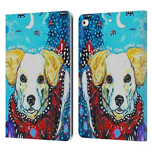 Housse cuir Apple iPad 9.7 2018 étui compatible iPad 9.7 2017 Mad Dog Art Gallery