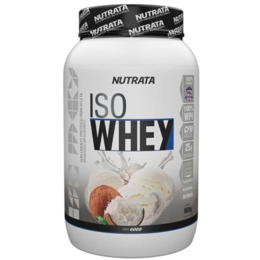 Iso Whey (900g) - Sabor Coco, Nutrata