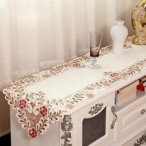 Chemin de table de Noël anti-pli grand format pour protéger table bois repas - 3