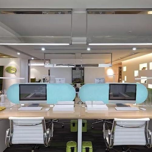 Divisor acústico de privacidad para escritorio, panel de reducción de ruido independiente para mejorar el enfoque en aulas y oficinas