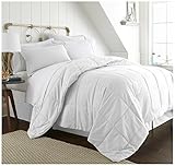 Juego de cama en una bolsa Linen Market Collection 8 Piece Bed in a Box iEnjoy Home-Juego de Cama de 8 Piezas en una Bolsa, California King, Color Blanco