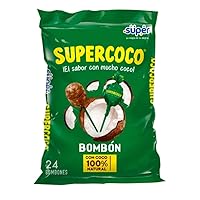 Vista 2 de Supercoco Candy Bonbon (2 unidades - 24 unidades por paquete) Dulces colombianos super coco candy colombiano snack dulce colombiano Comida colombiana