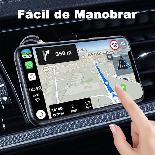 H'MASTON Suporte para Celular Carro Suporte Magnetico para Celular GPS Automotivo Universal Rotação