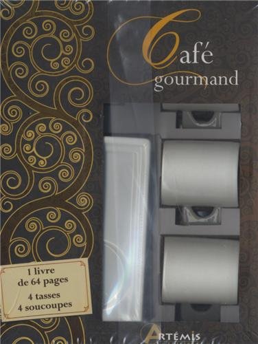 Café gourmand: 1 livre de 64 pages, 4 tasses, 4 soucoupes