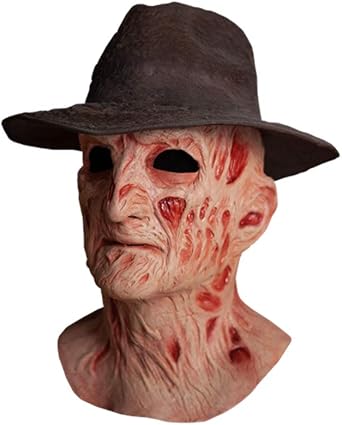 Trick Or Treat Studios A Nightmare On Elm Street 4 Freddy Krueger Mask With Hat