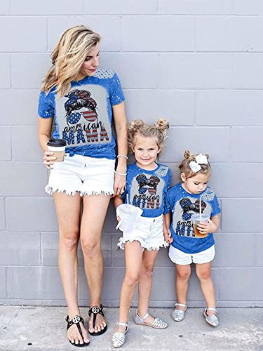 Image of Mommy and Me Matching Shirt Outfit Mama Mini Leopard Love Heart Tshirt Mom Daughter Family Matching Set Clothes