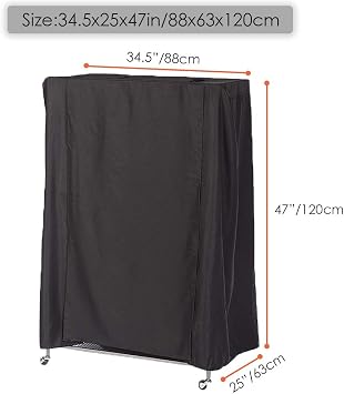 Bird Cage Covers for Night Large Birdcage Protection Blackout Breathable Washable Waterproof Material Universal Fit Black