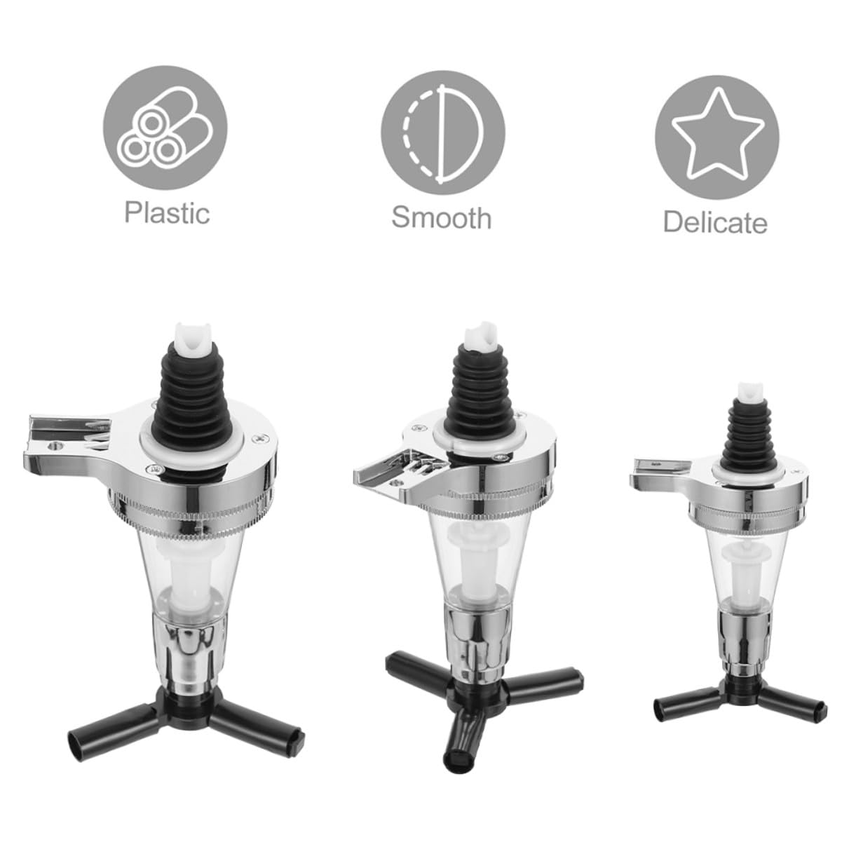 3 Piezas Dispensador de Licor Pared Bomba Dosificadora para Botellas Dispensador Bebidas Frío para Bar Vino y Agua Diseño Seguro y Duradero