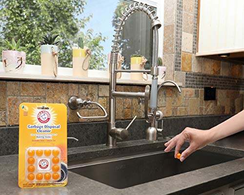 Arm & Hammer 24-Count Sink Garbage Disposal Cleaner, Freshener & Deodorizer Capsules Citrus Scent, with Power of Baking Soda - Thumbnail 7