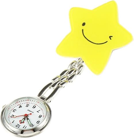 Amazon Co Jp 懐中時計 ファッション看護師は学生の看護師のためのぶら下がった懐中時計を見る 手巻き懐中時計 Color Yellow 腕時計