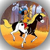 Fondant Tortenaufleger Tortenbild Geburtstag Yakari AMA2