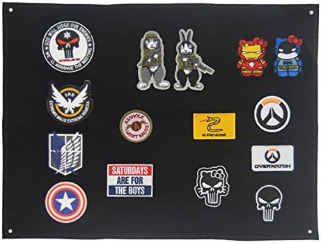 Homiego Moarle Patch Display Board Patch Holder Display Frame for Tactical Airsoft Military Patches (M)