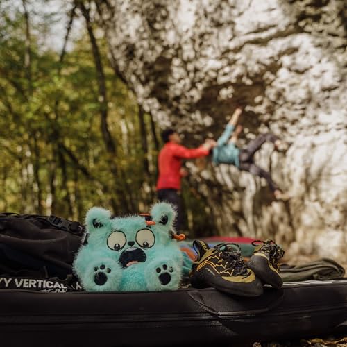 YY Vertical Bear Kletter-Kreidebeutel, perfekt für Erwachsene und Kinder, Kreidebeutel zum Bouldern, niedlicher Kreidebeutel für Bergliebhaber, Kreidebeutel