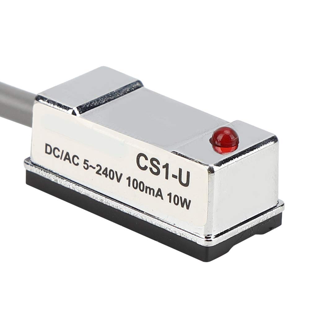 Topyond Interruttore Magnetico, Interruttore Magnetico da 10 Pezzi CS1U Cilindro Pneumatico Reed da 10 W On Off Per SI.SU.SC.JSI.MI.MA50‑63