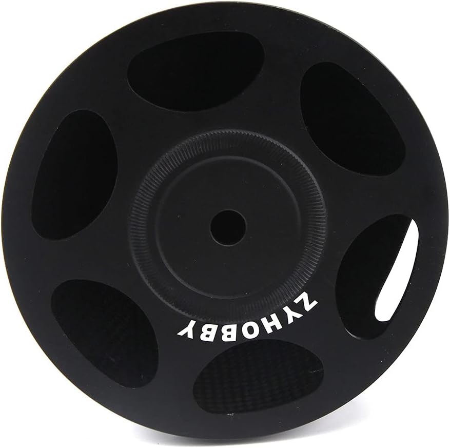 ZYHOBBY RC Spinner 4.5inch Carbon Fiber Spinner 2 Blade with Anodized Aluminium Back Plate for Gas RC Plane